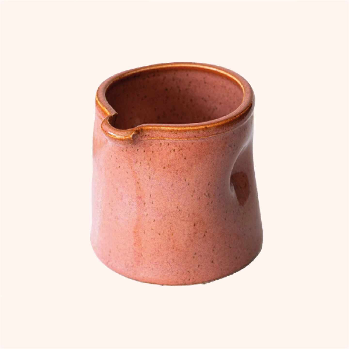 Dimple jug in coral