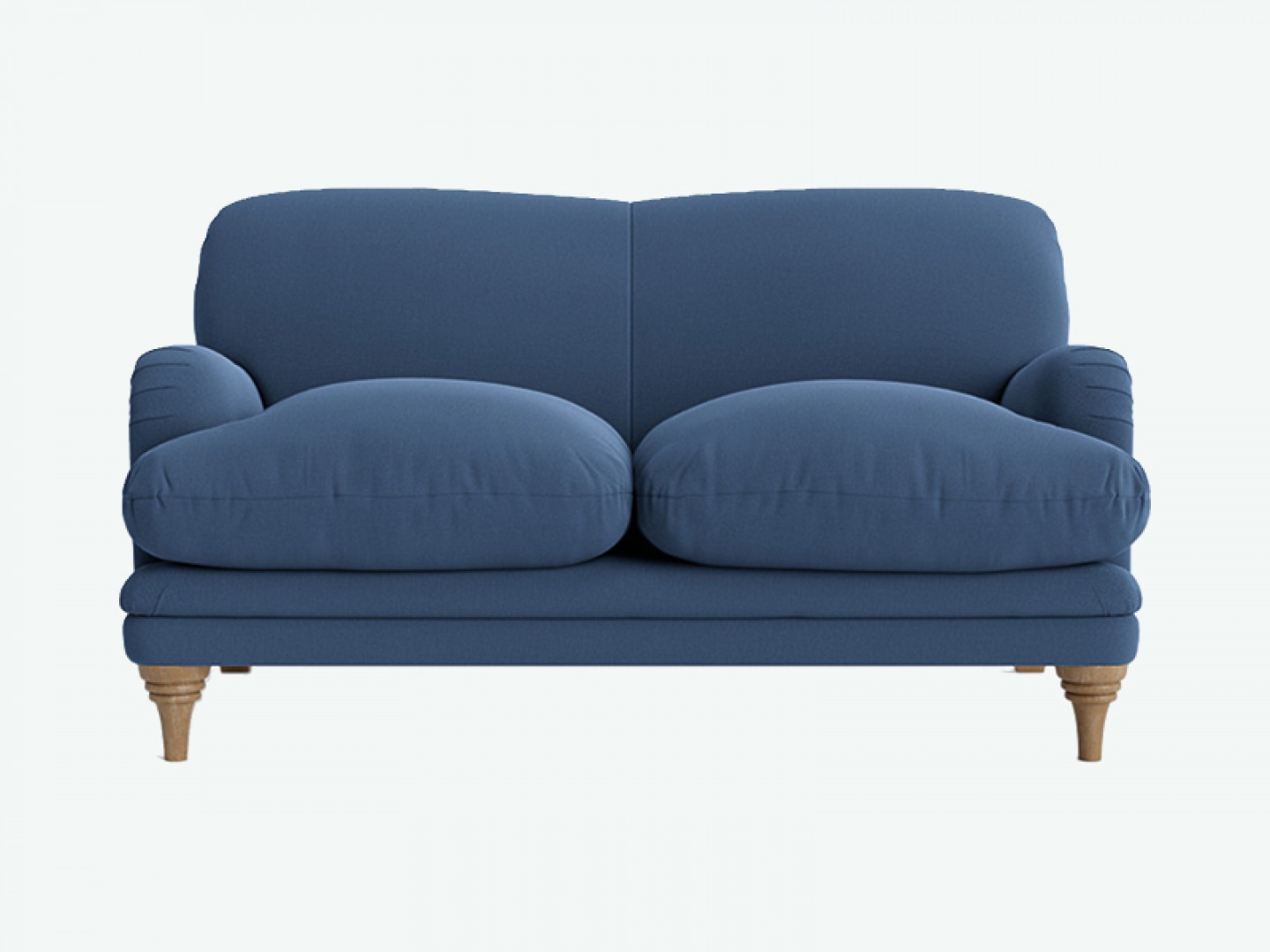 Pudding sofa in Blue Overalls