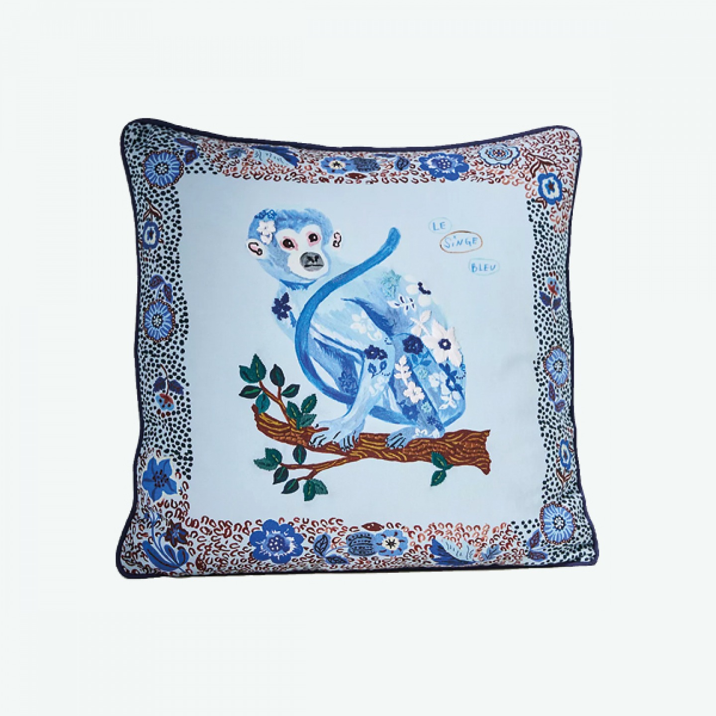 Embroidered cushion