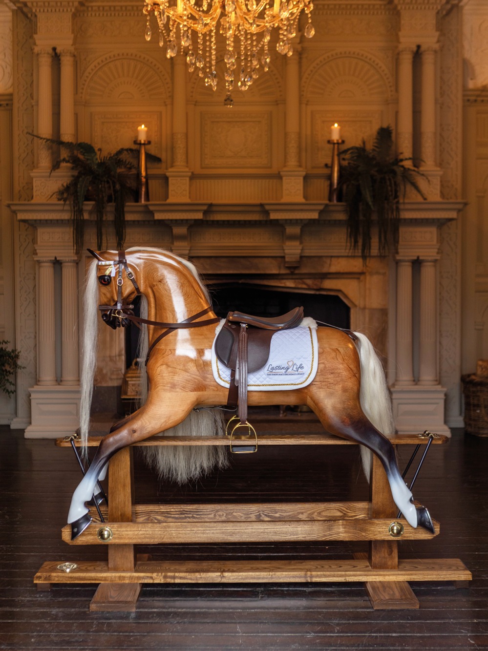 Traditional rocking horse 