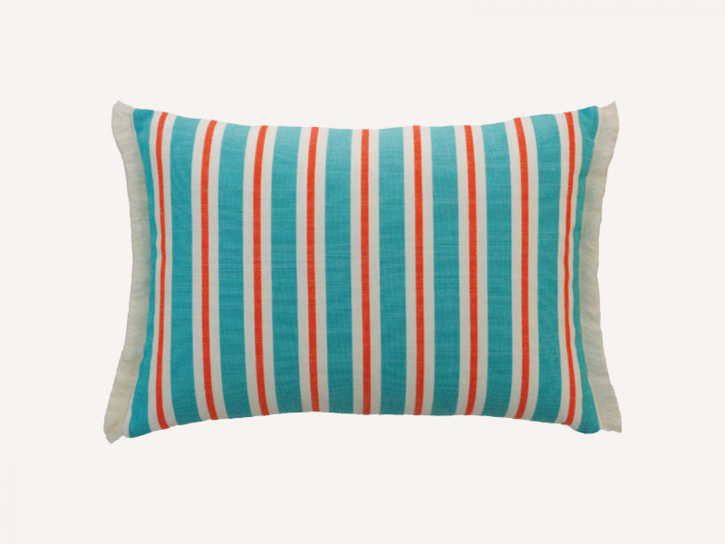 Turquoise and Spritz cushion