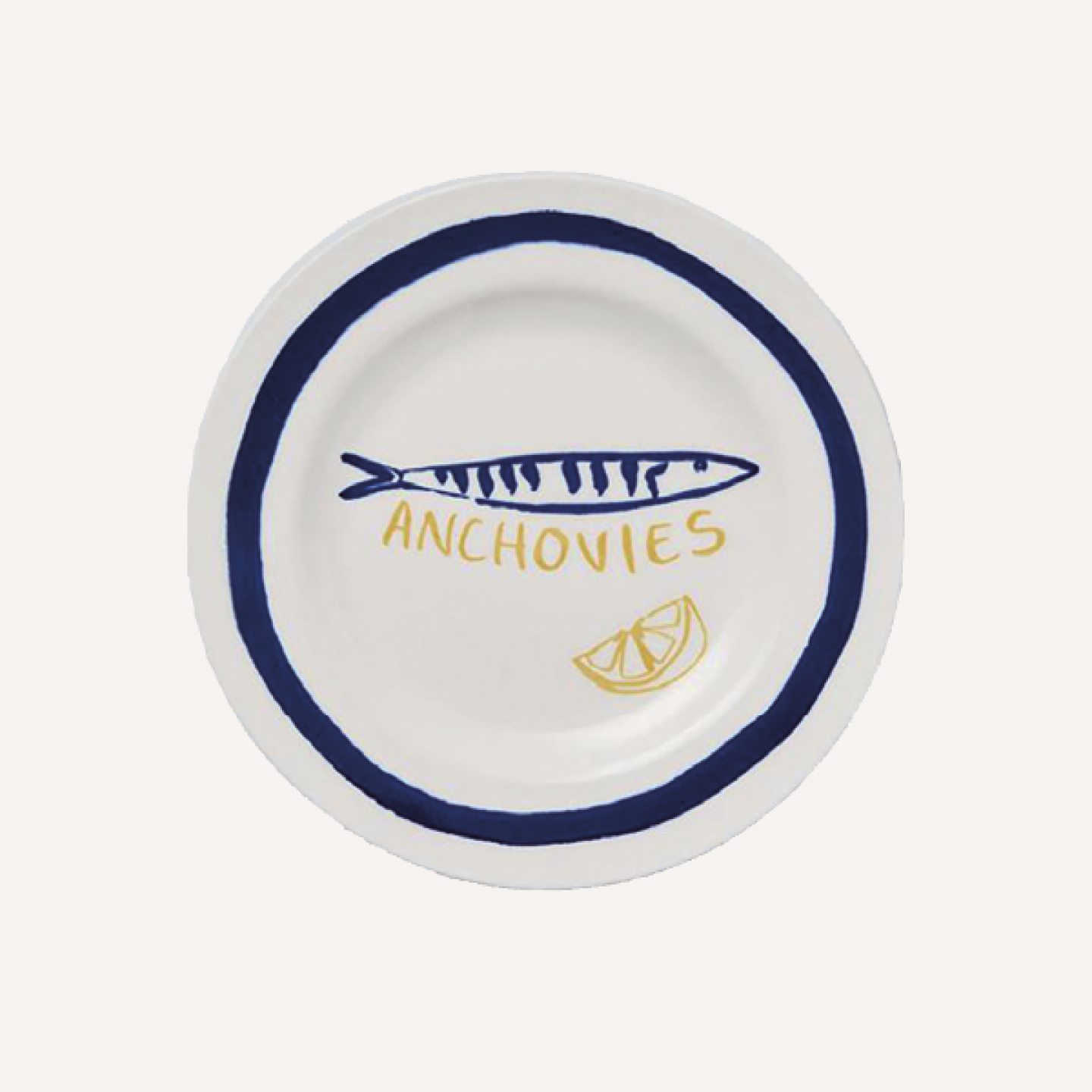 Anchovies side plate