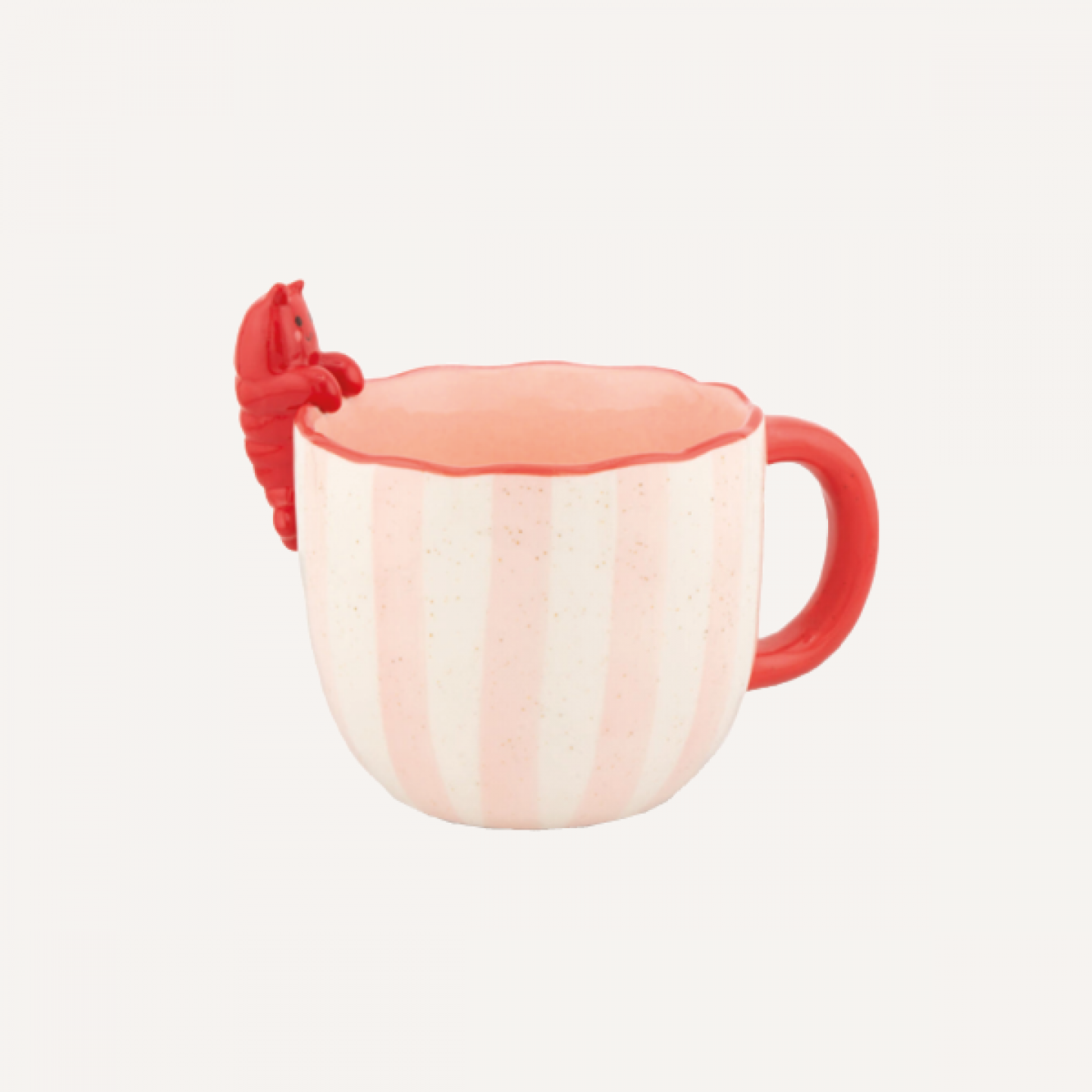 Peeking lobster mug