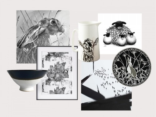 Monochrome Art By North East and Yorkshire Artists