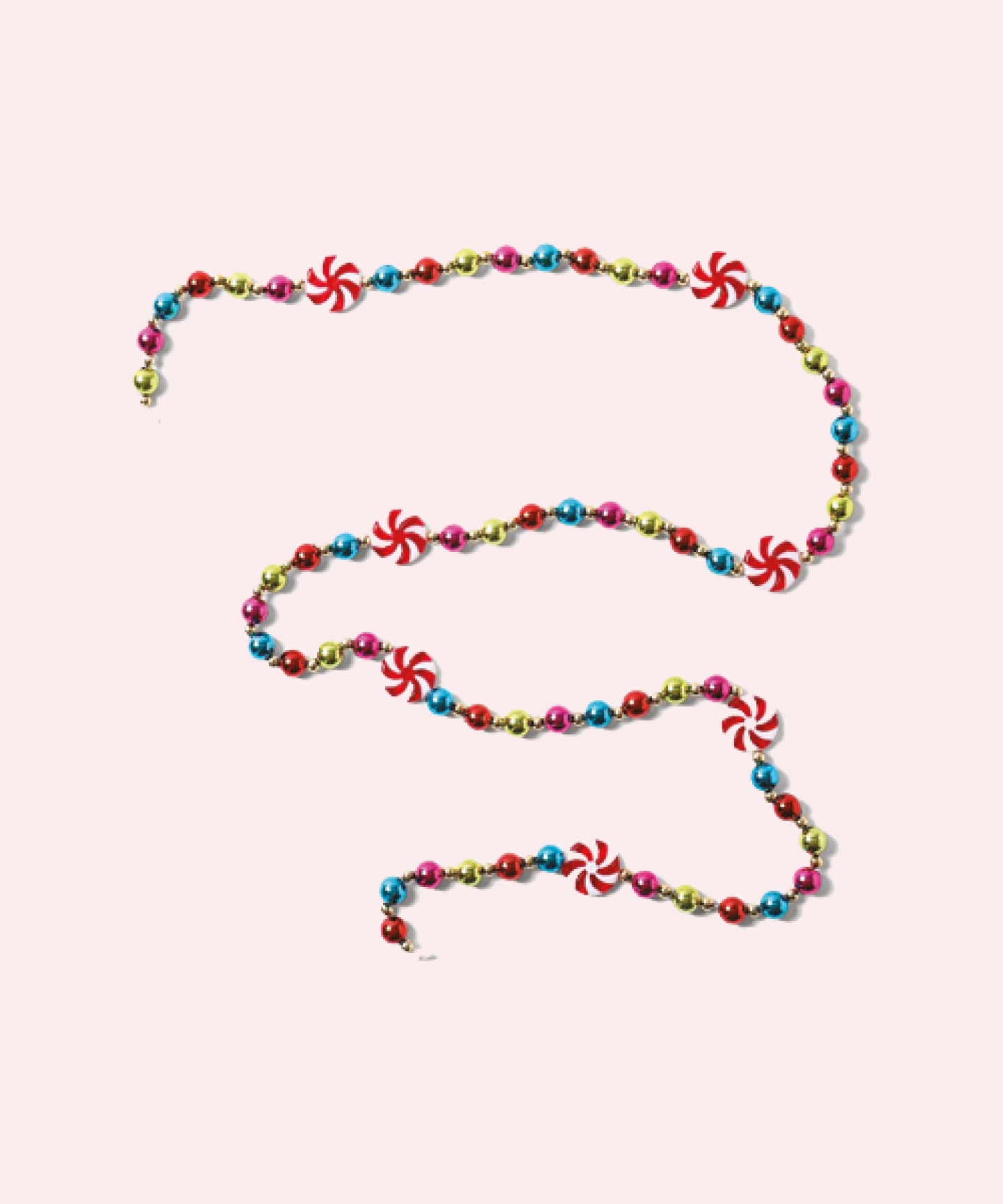Rainbow Candy Christmas garland