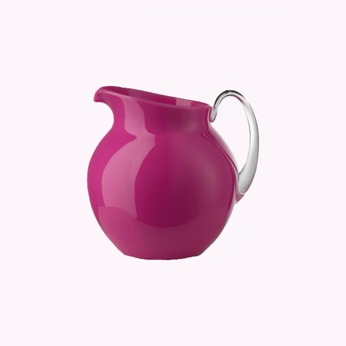 Pink acrylic pitcher,