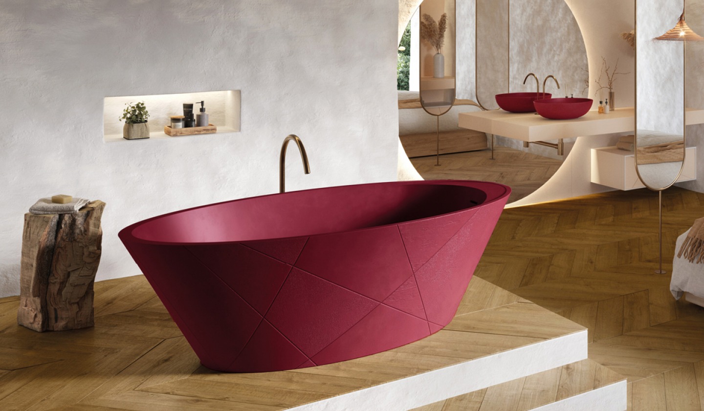 Aquabella Magenta bath