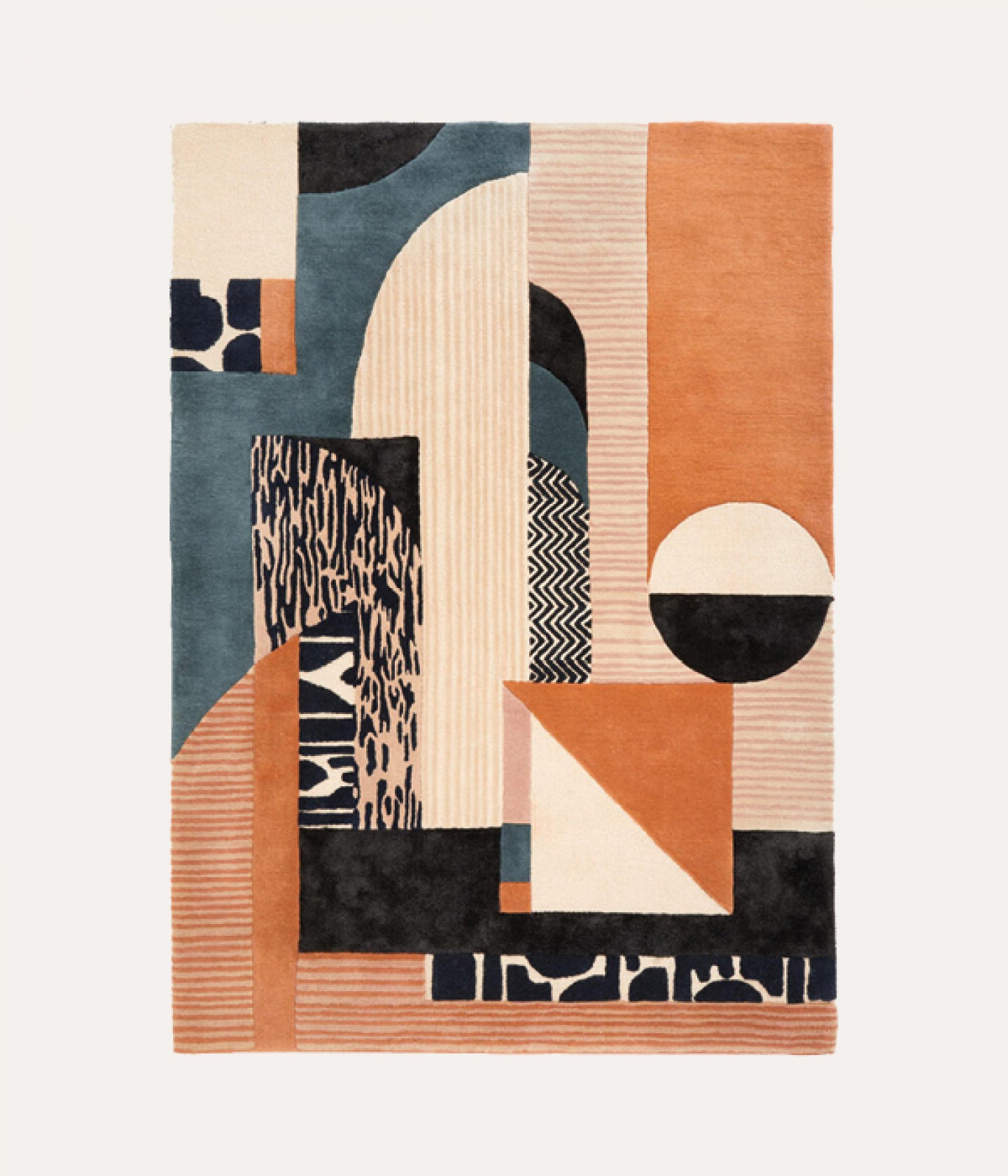 Art Deco-inspired rug