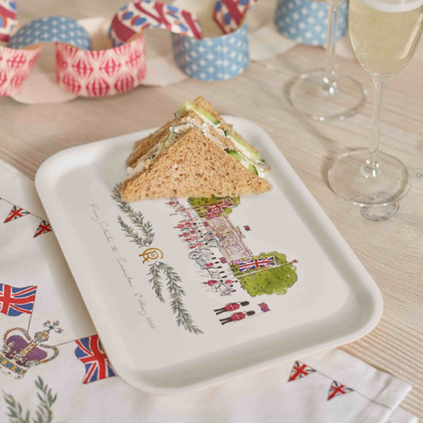 Kings Coronation sandwich tray