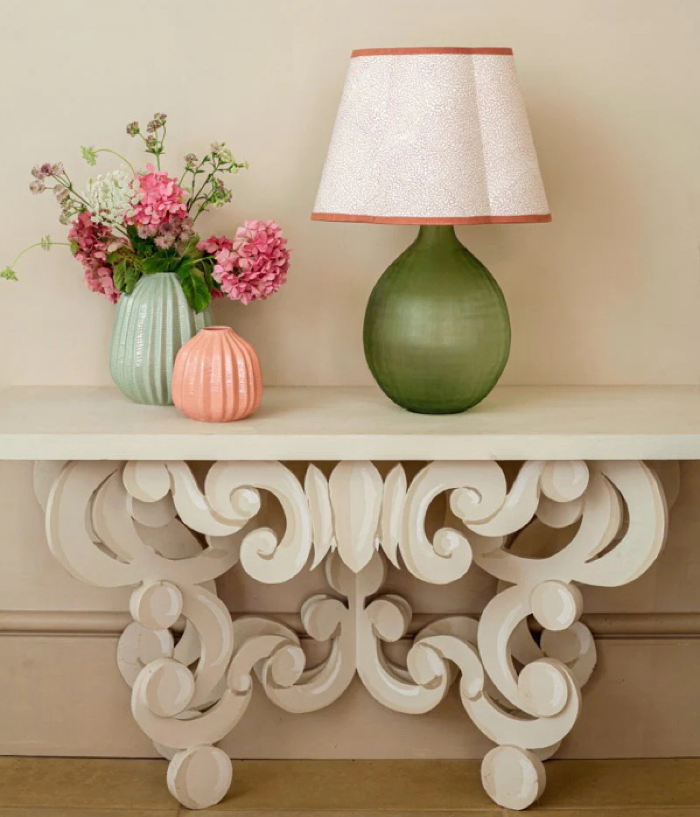 Ondule scalloped lampshade