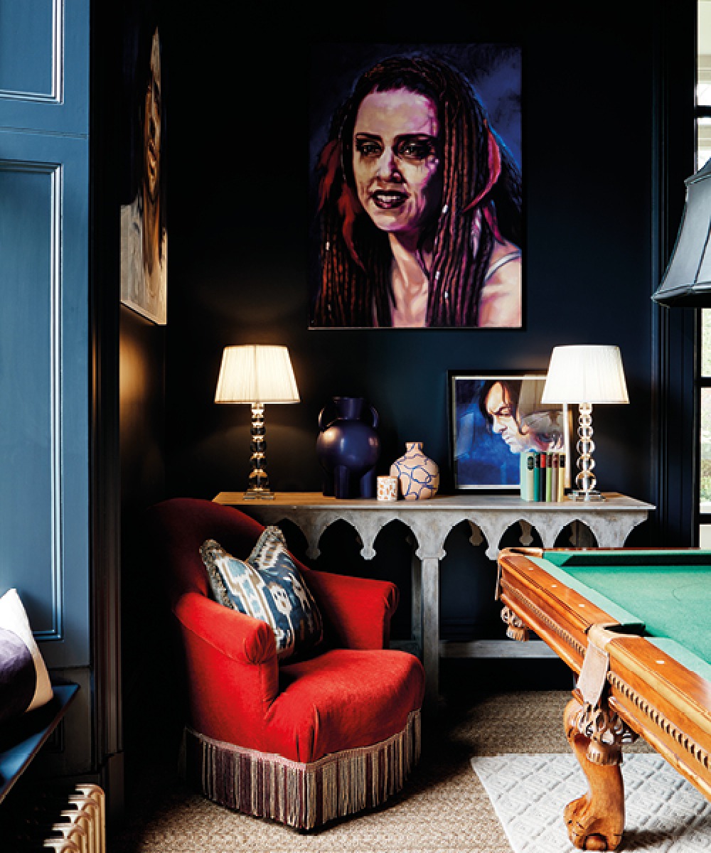 Games room in Bond Street No.219 Wood & Metal Matt (walls and woodwork)