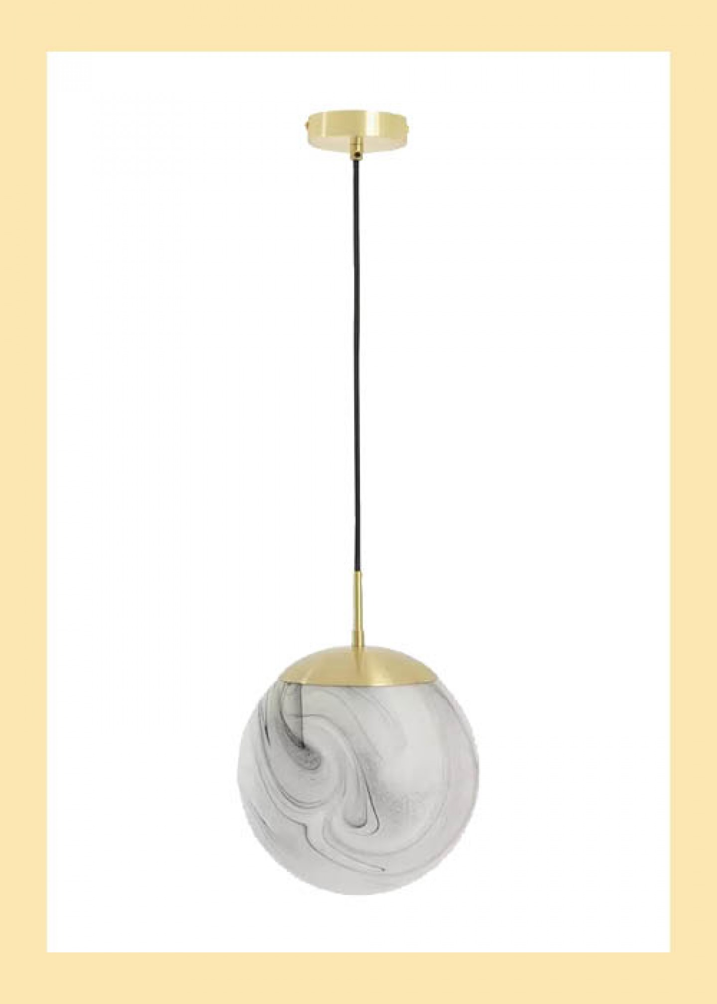 Tires alabaster ceiling pendant