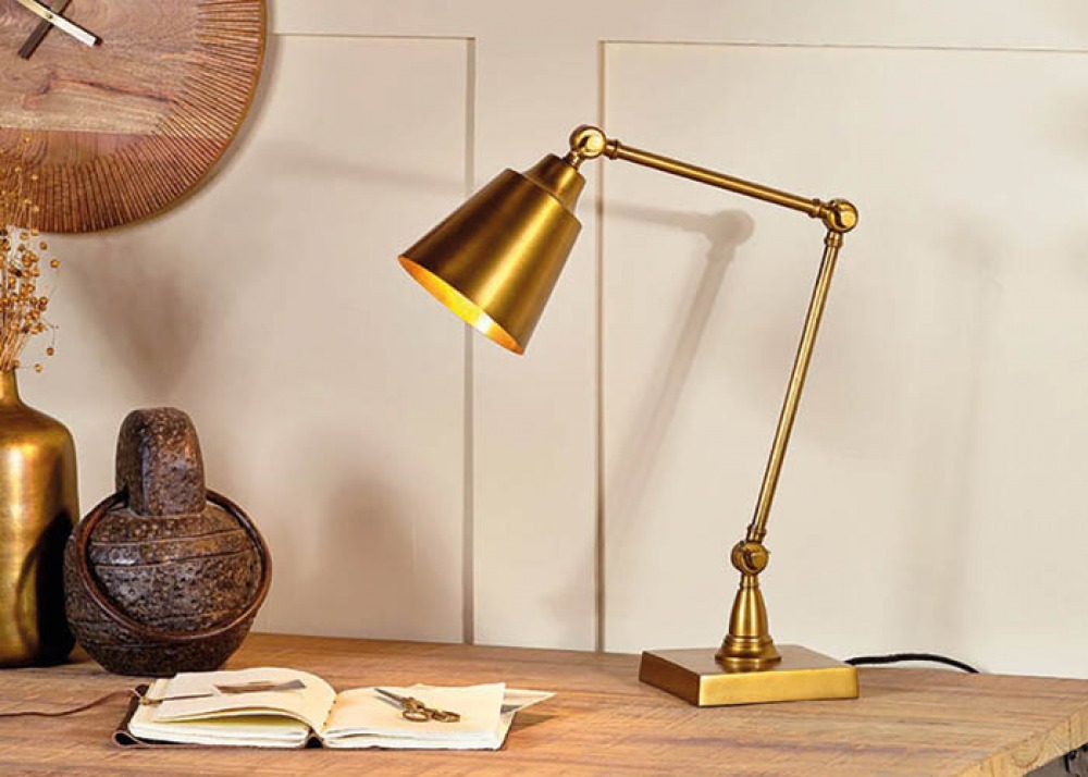 Bakir metal task desk lamp