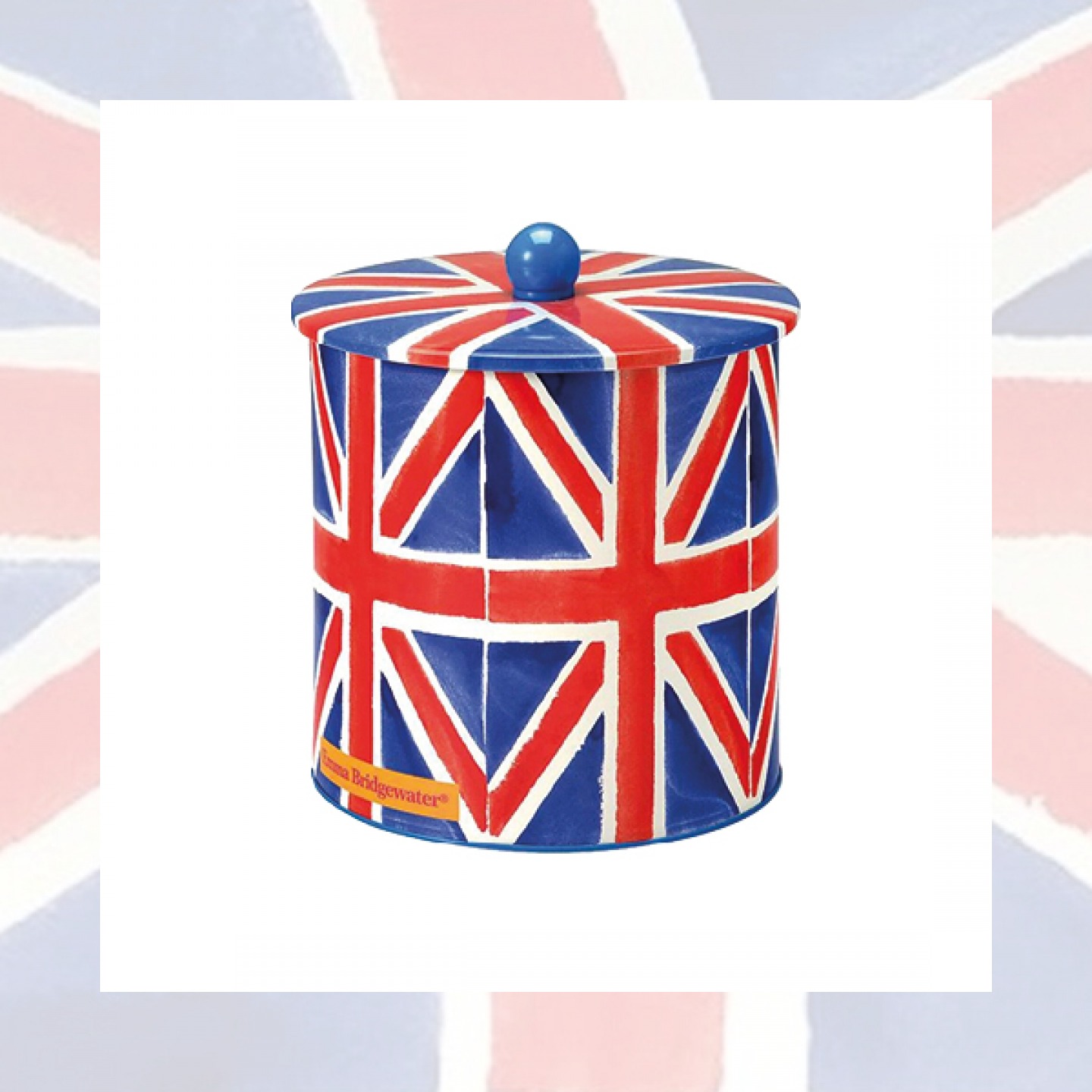 Union Jack biscuit tin