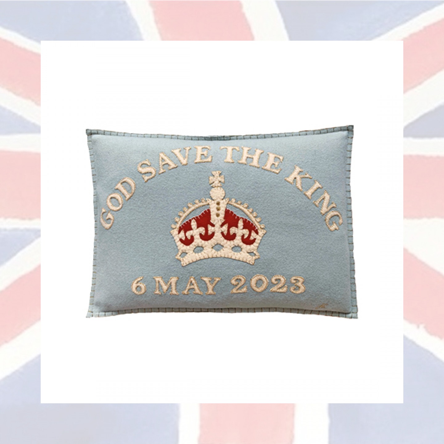 God Save The King cushion