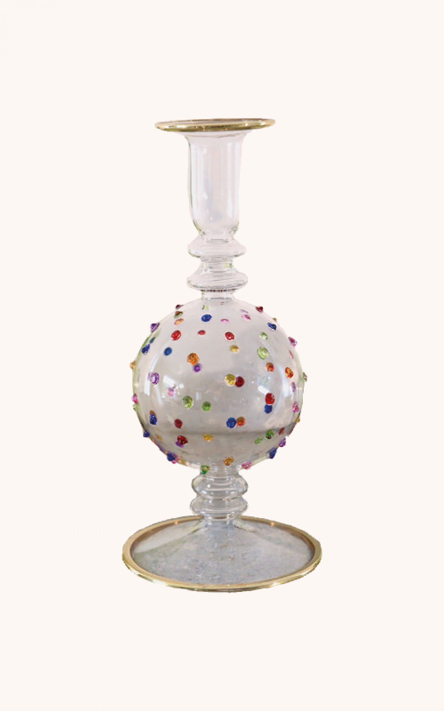 Dotty rainbow candlestick