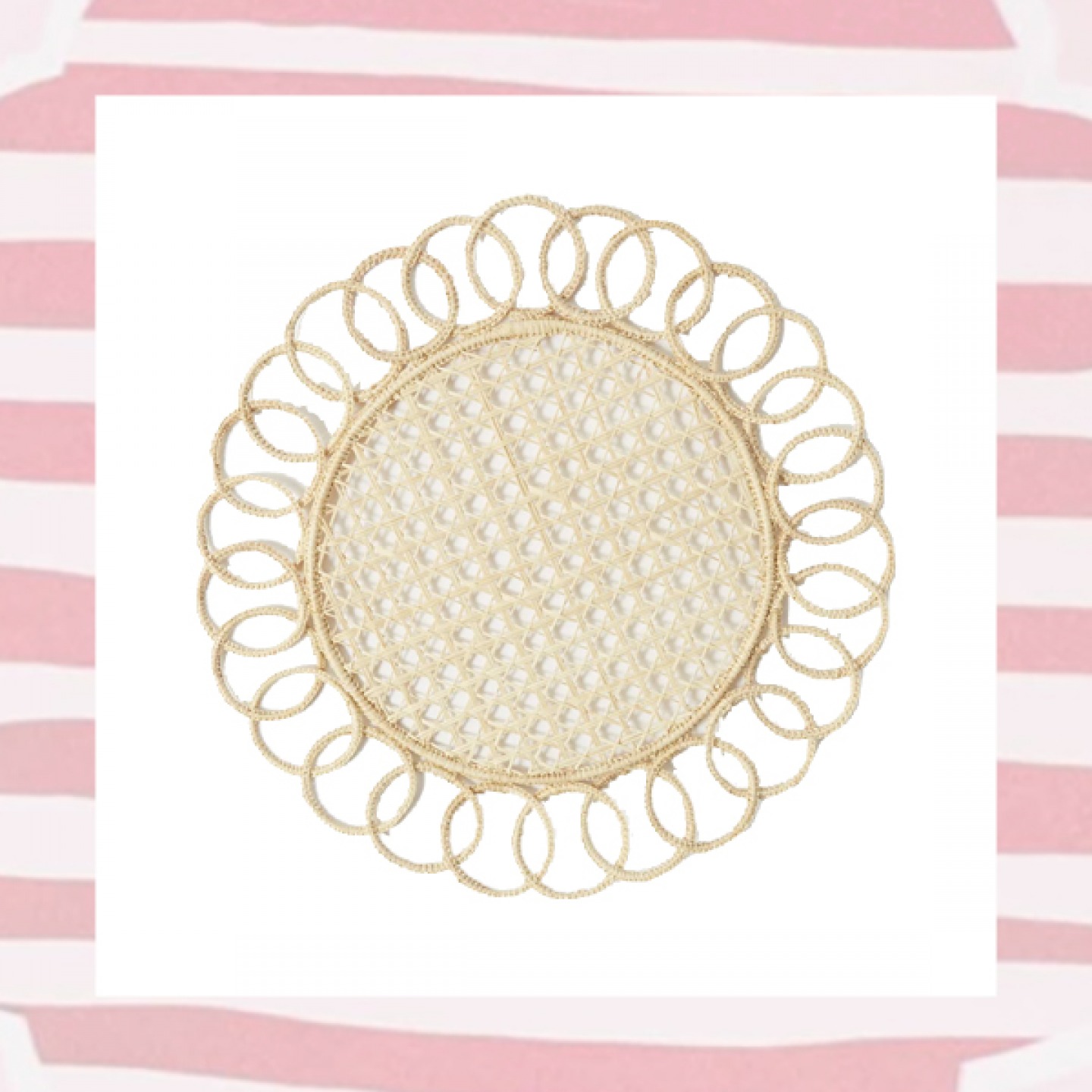 Rattan placemats