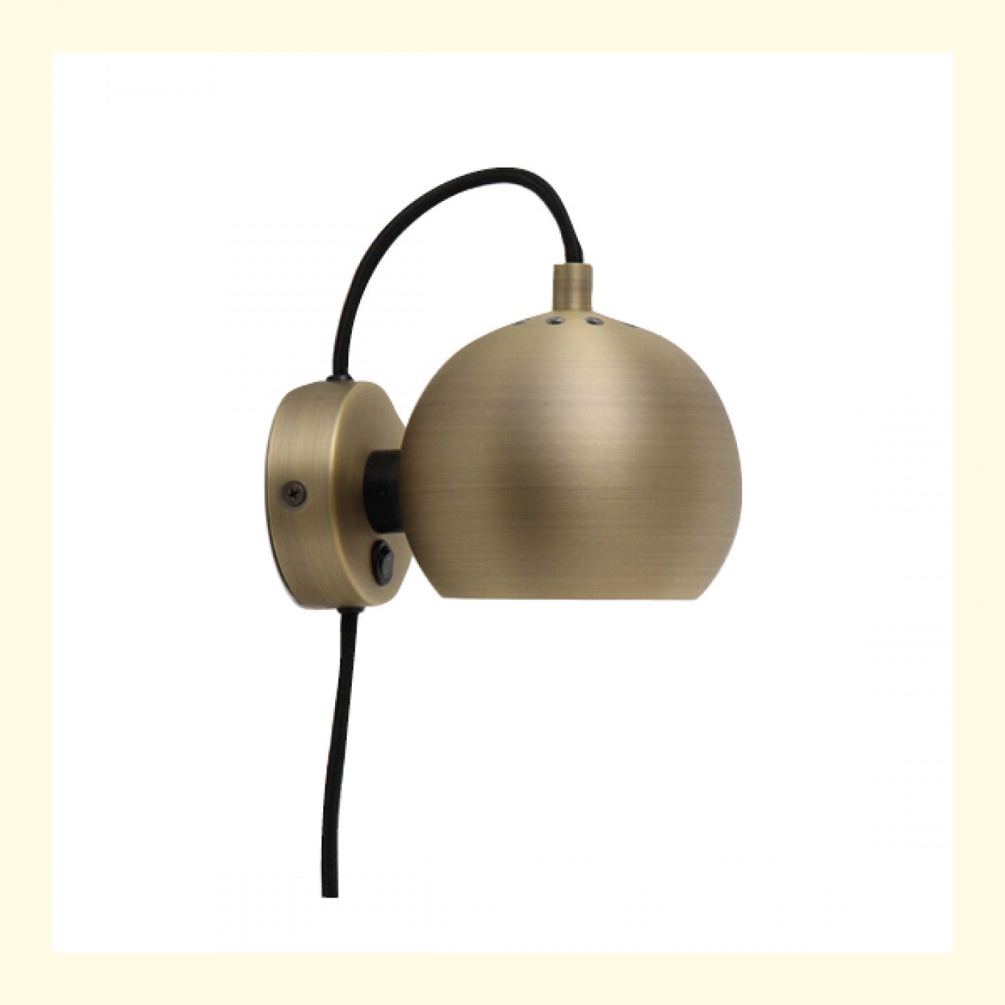 Ball wall lamp