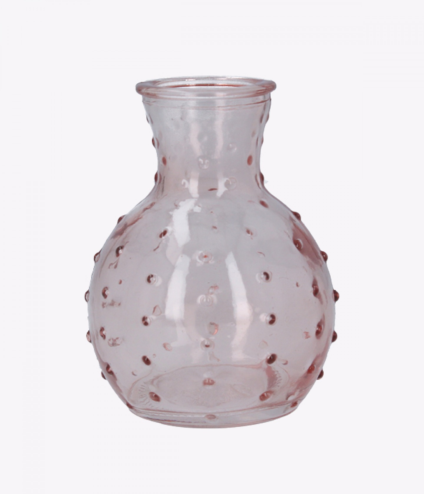 Glass dimple vase