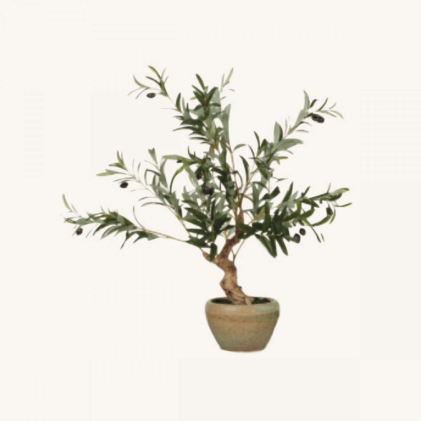 Faux olive tree
