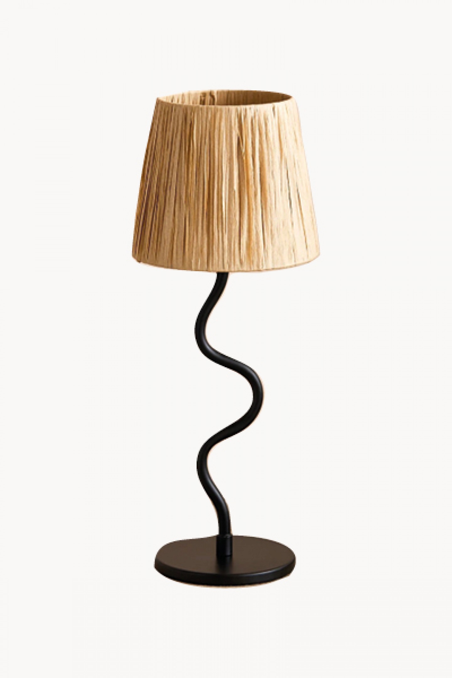 Wiggle lamp and shade