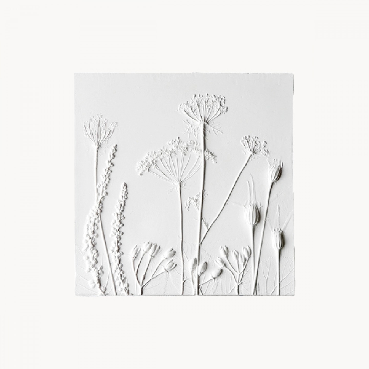 Flower plaque