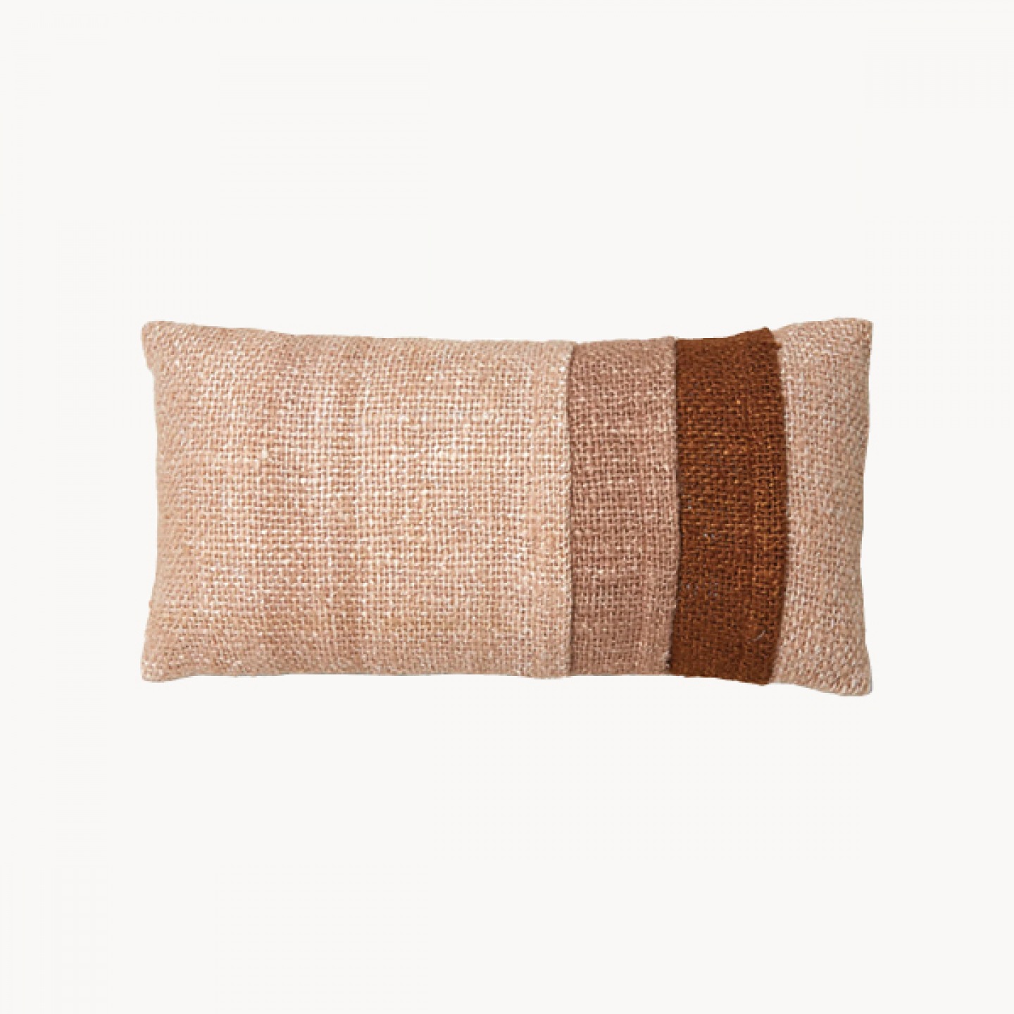 Woven cotton cushion