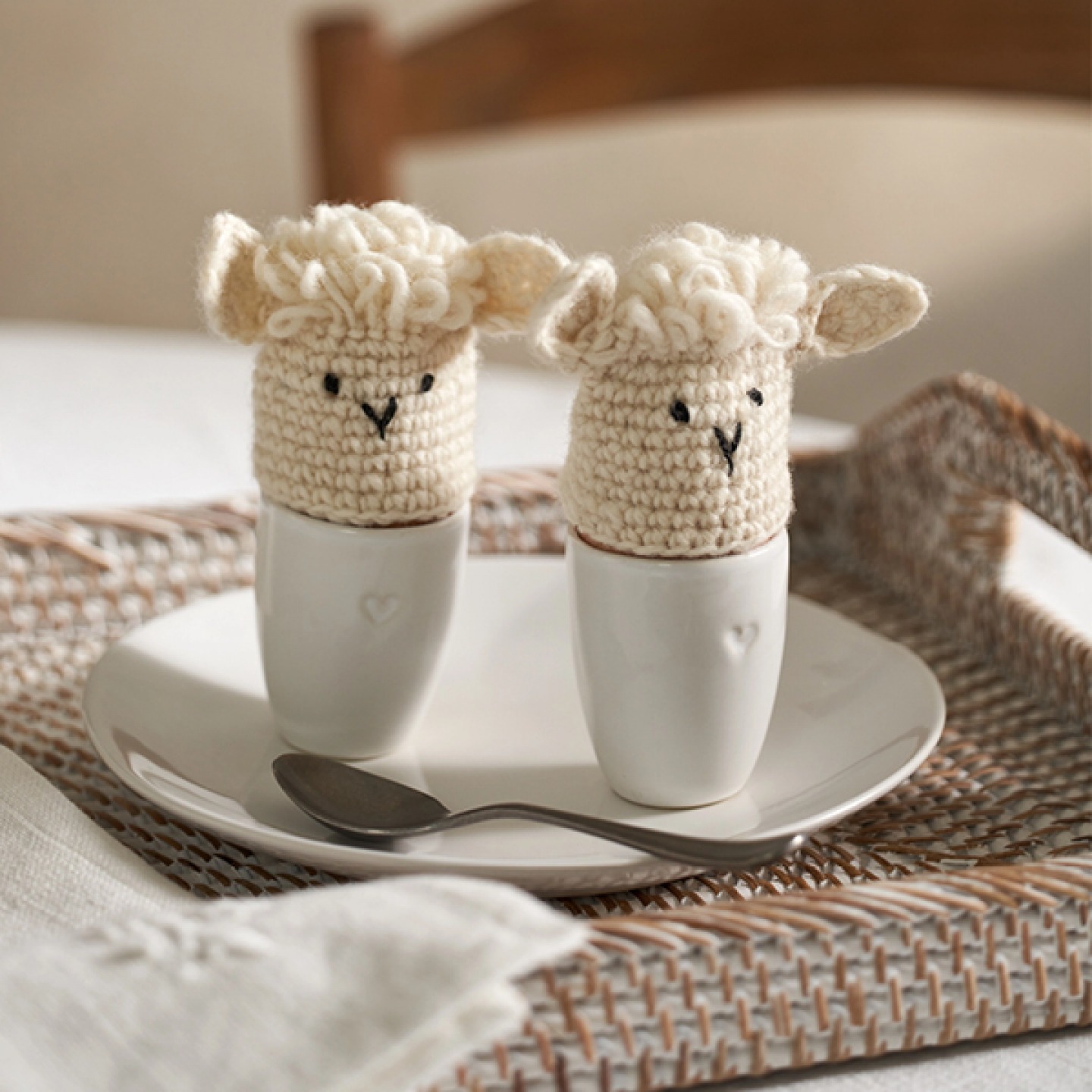 Lamb egg cosy