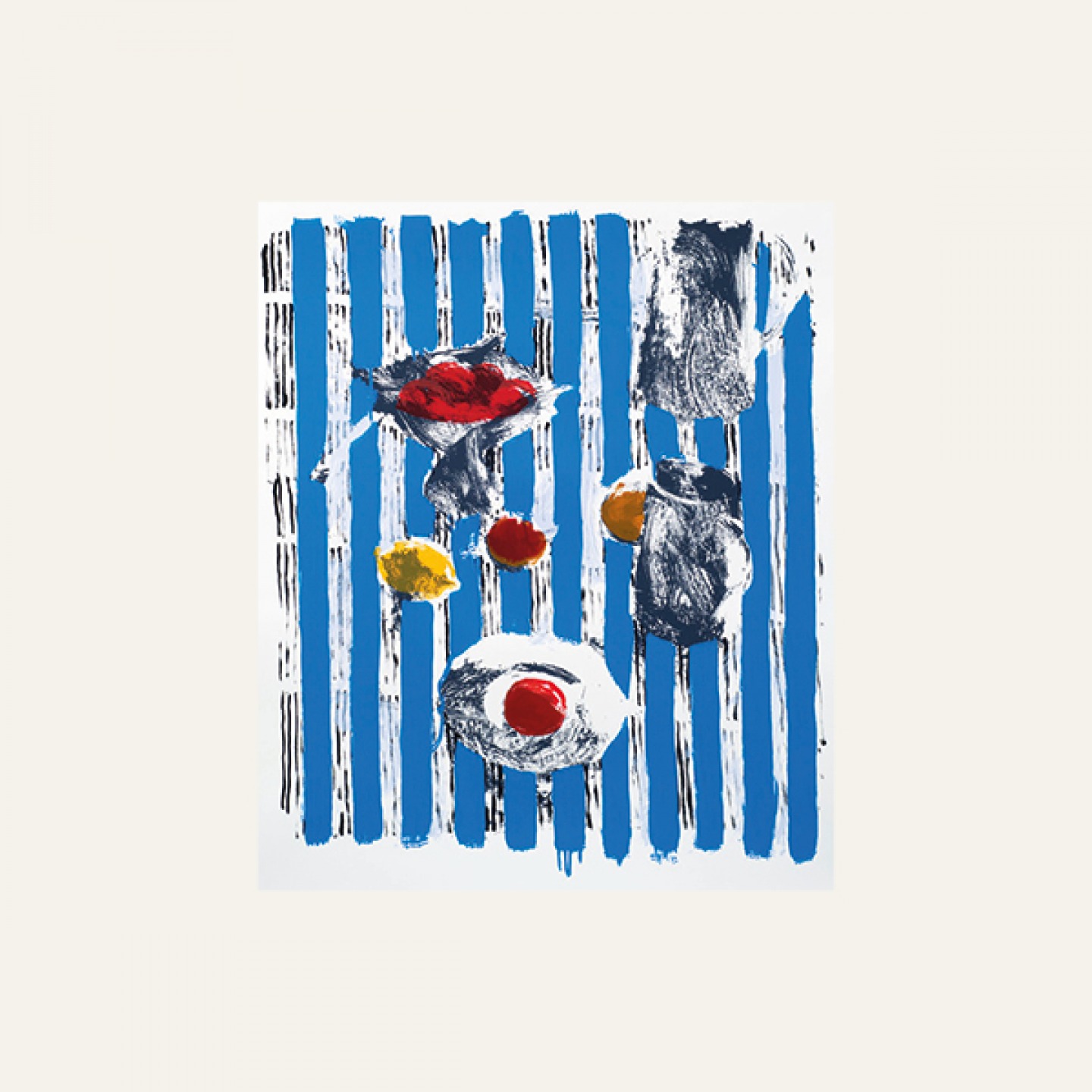 Handpainted screen print