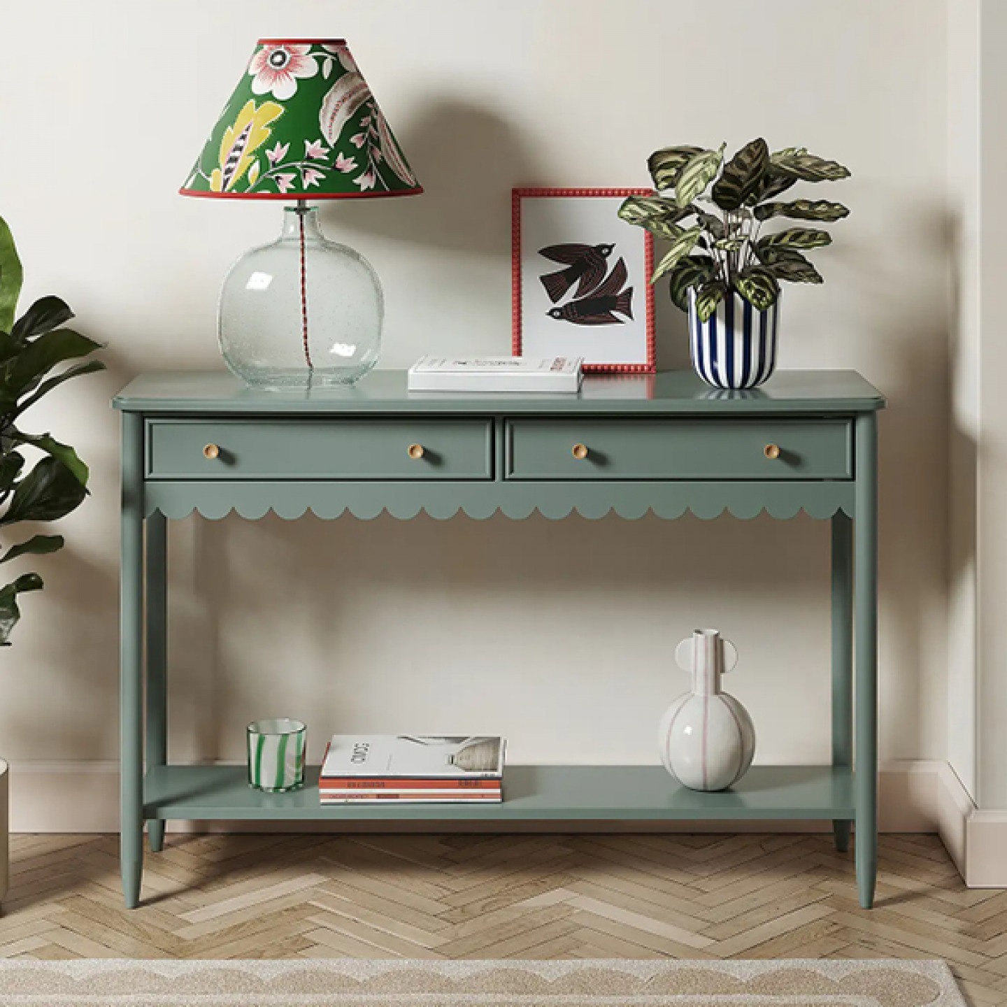 Remi console table in Lilipad