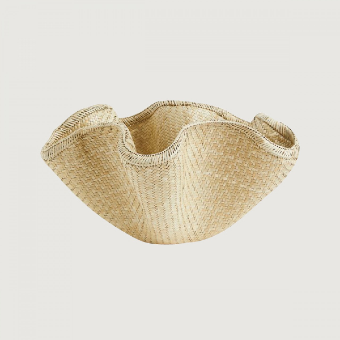 Palm leaf basket