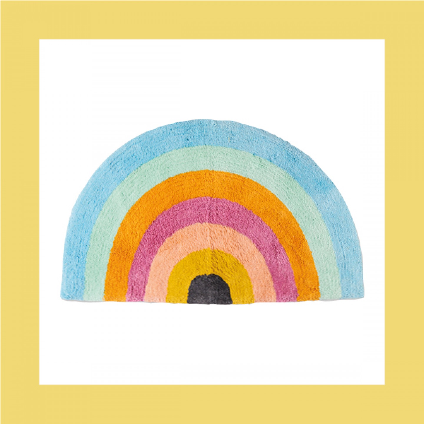 Rainbow bath mat