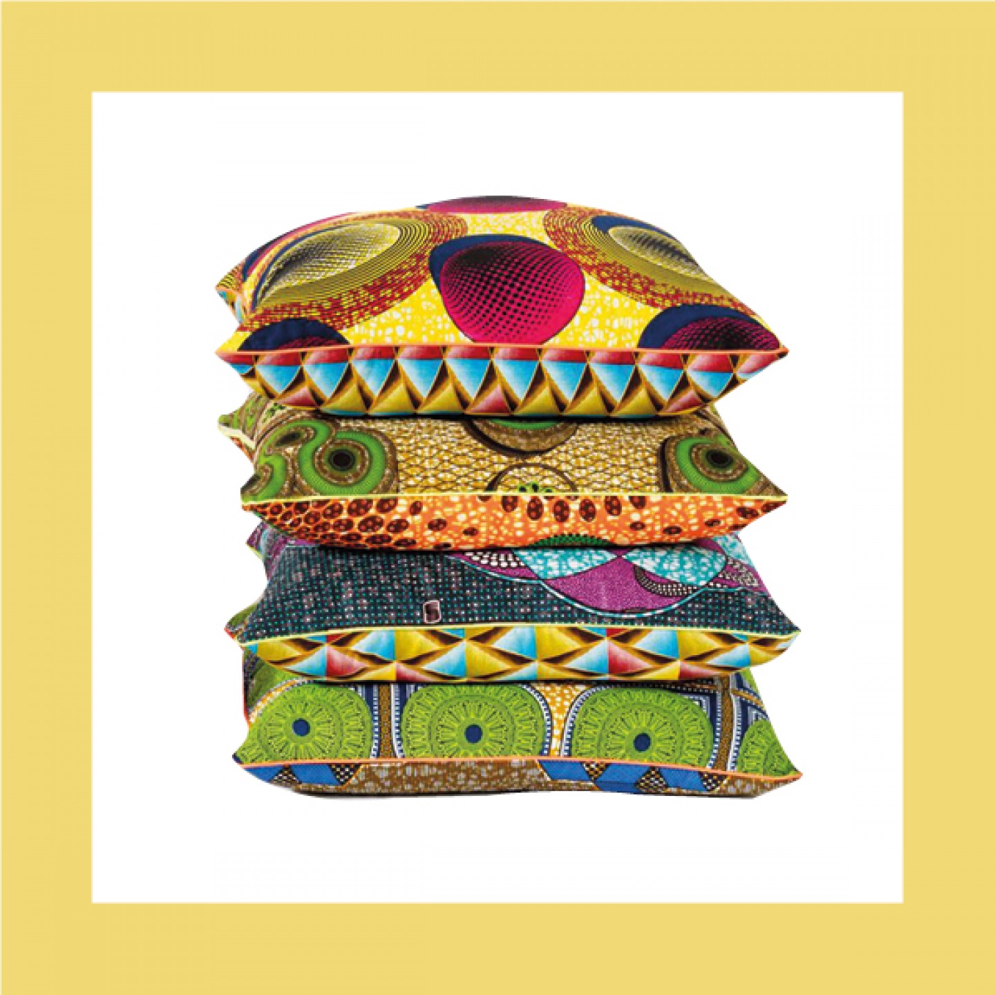 African Batik print cushions