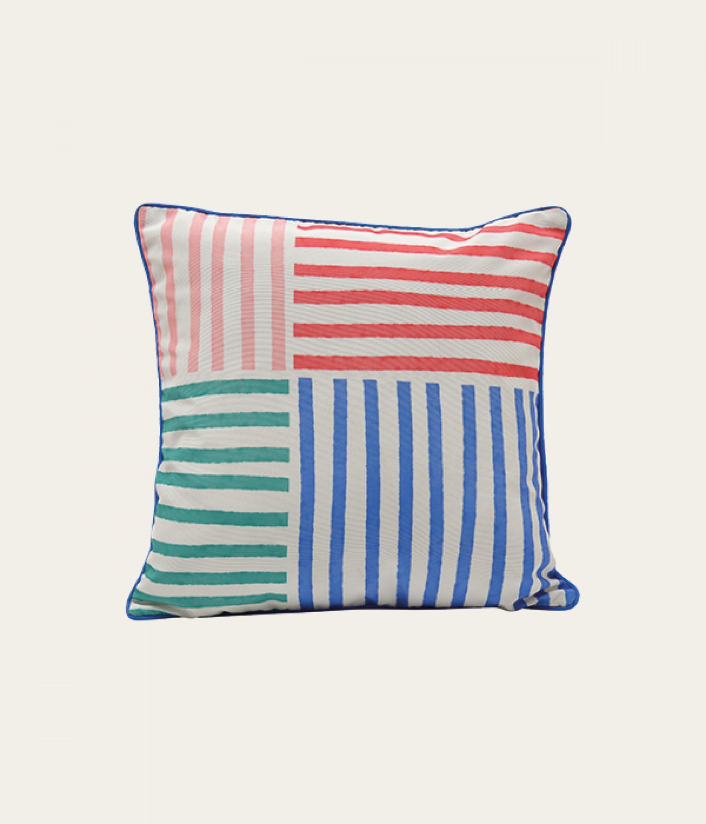 Bright stripe cushion