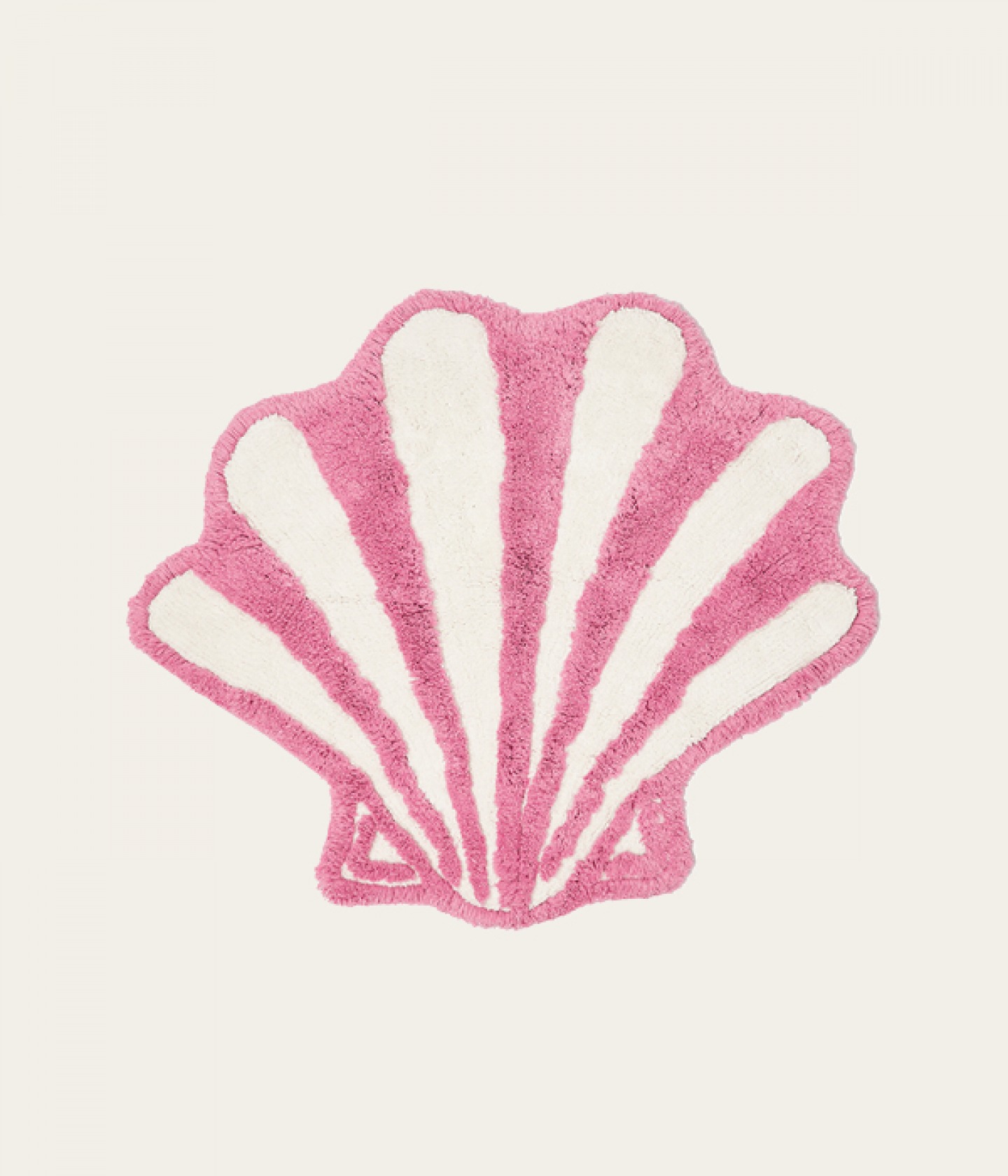 Shell-shaped bathmat