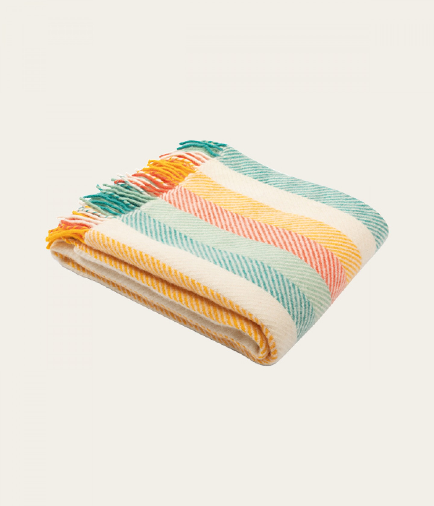 Fishbone coastal sunset throw