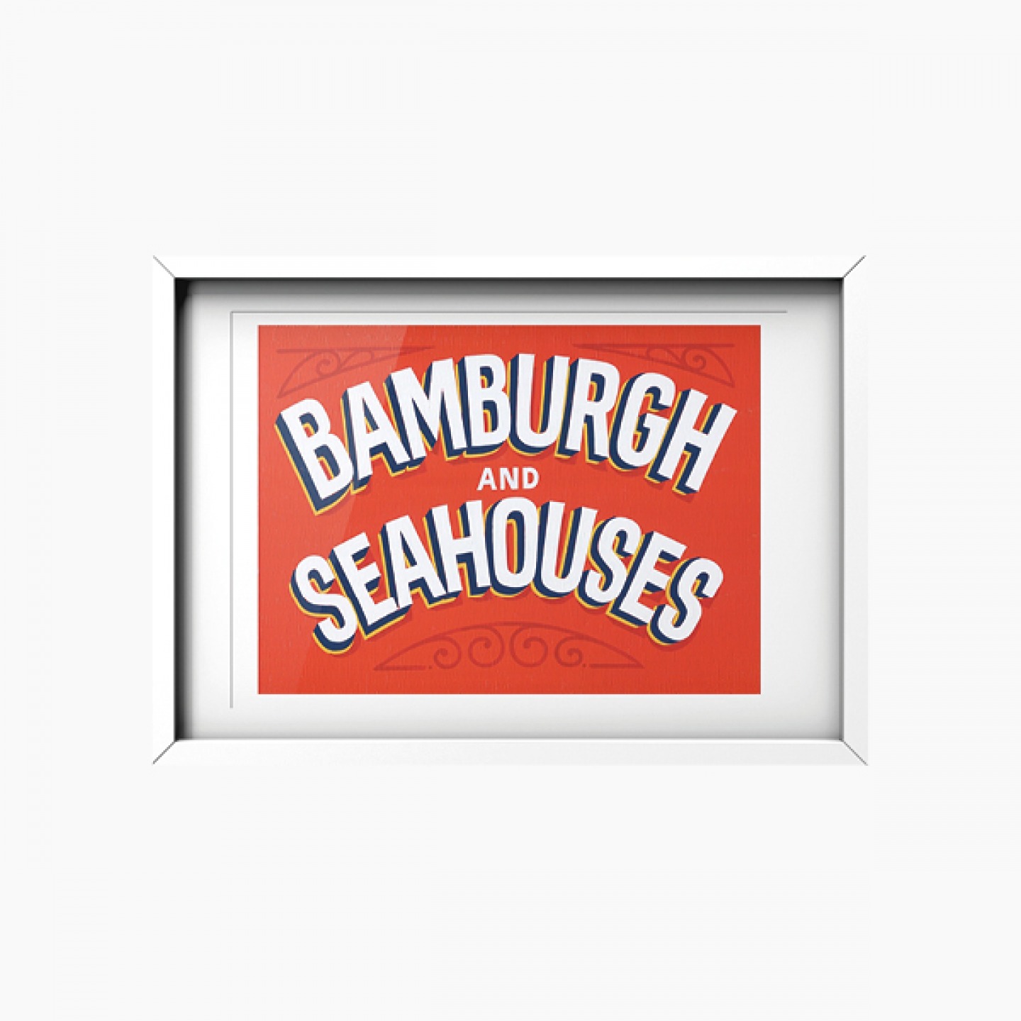 Bamburgh & Seahouses print