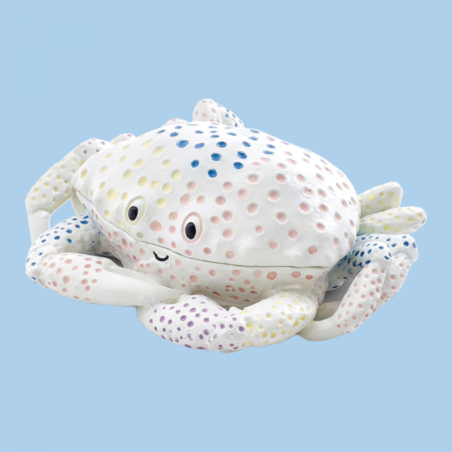 Bright spot crab storage ornament