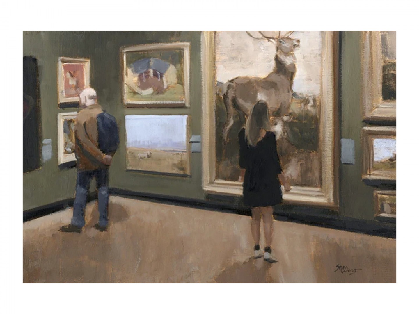 Figures in the Laing limited edition signed print