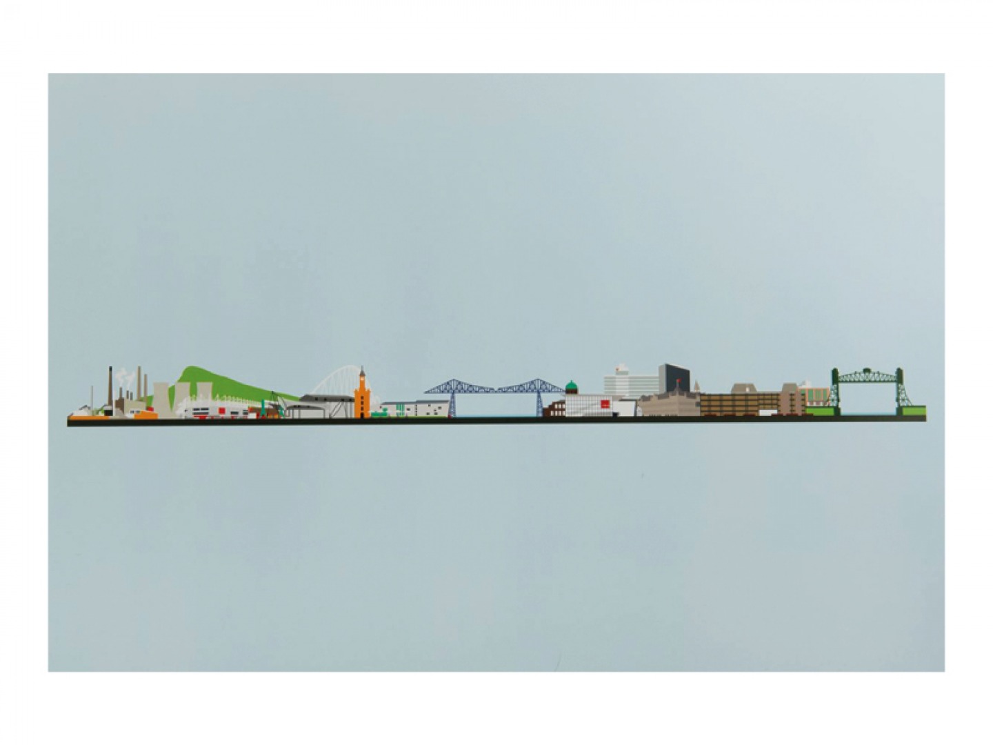 Teesside Skyline print