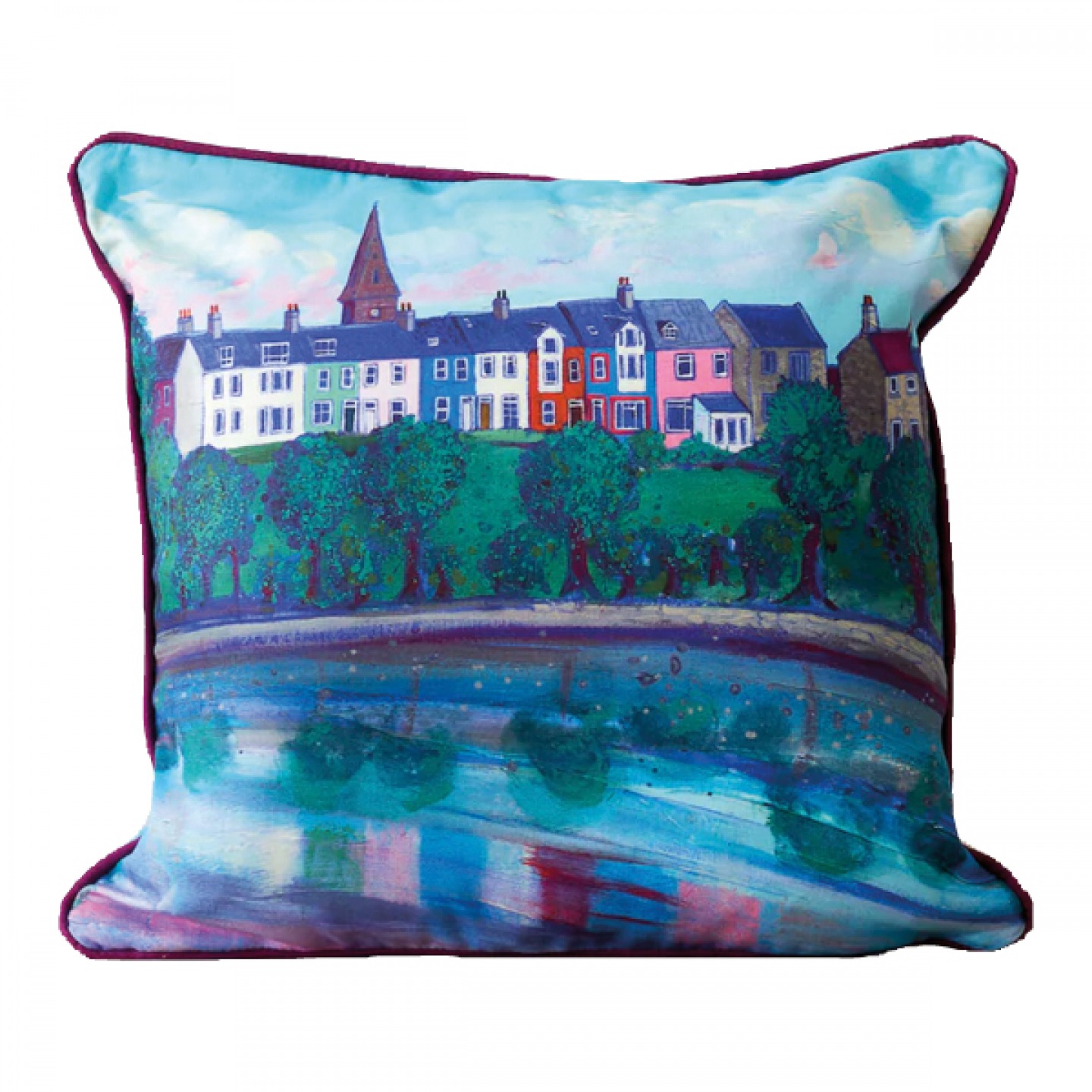 Alnmouth Reflections cushion