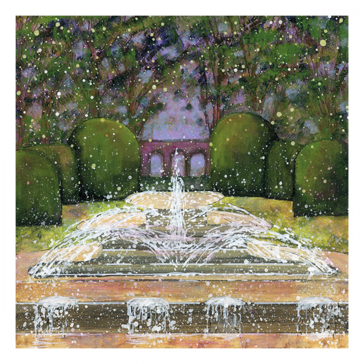 The Alnwick Garden Grand Cascade canvas print