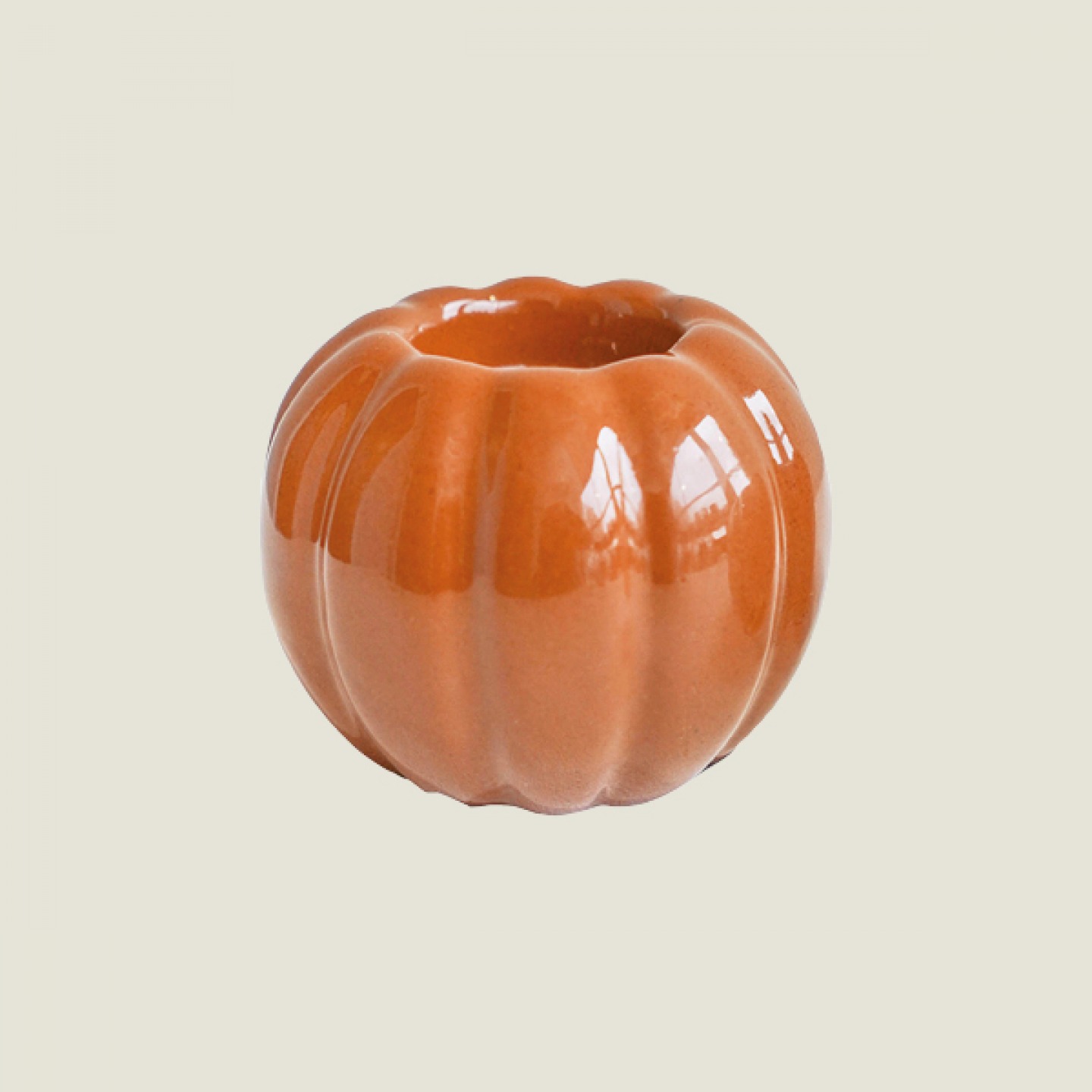 Pumpkin tea light holder