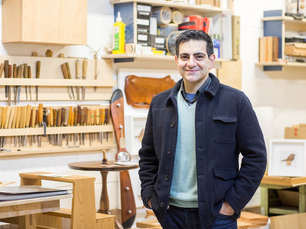 furniture designer and maker Majid Lavasani