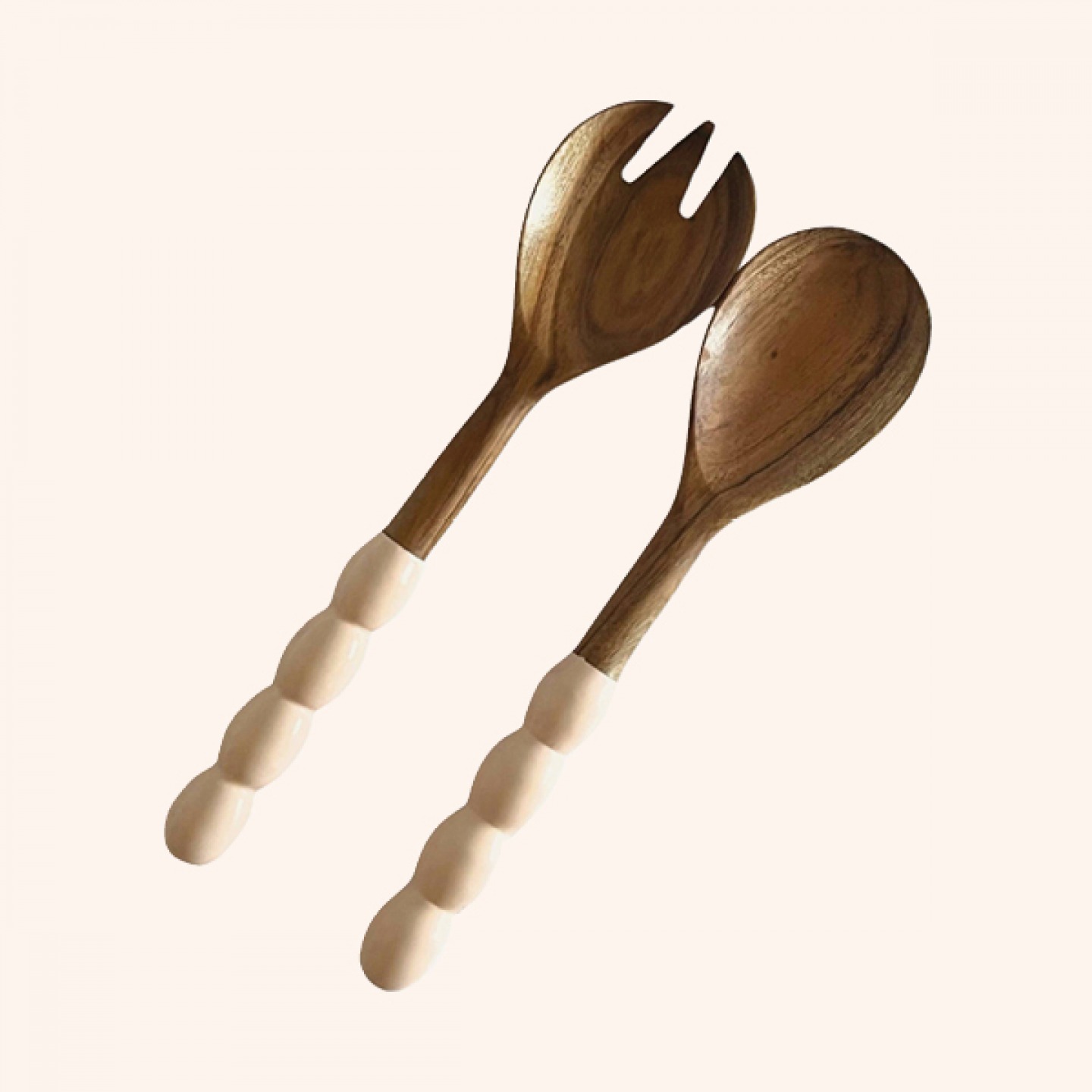 Bobbin salad servers