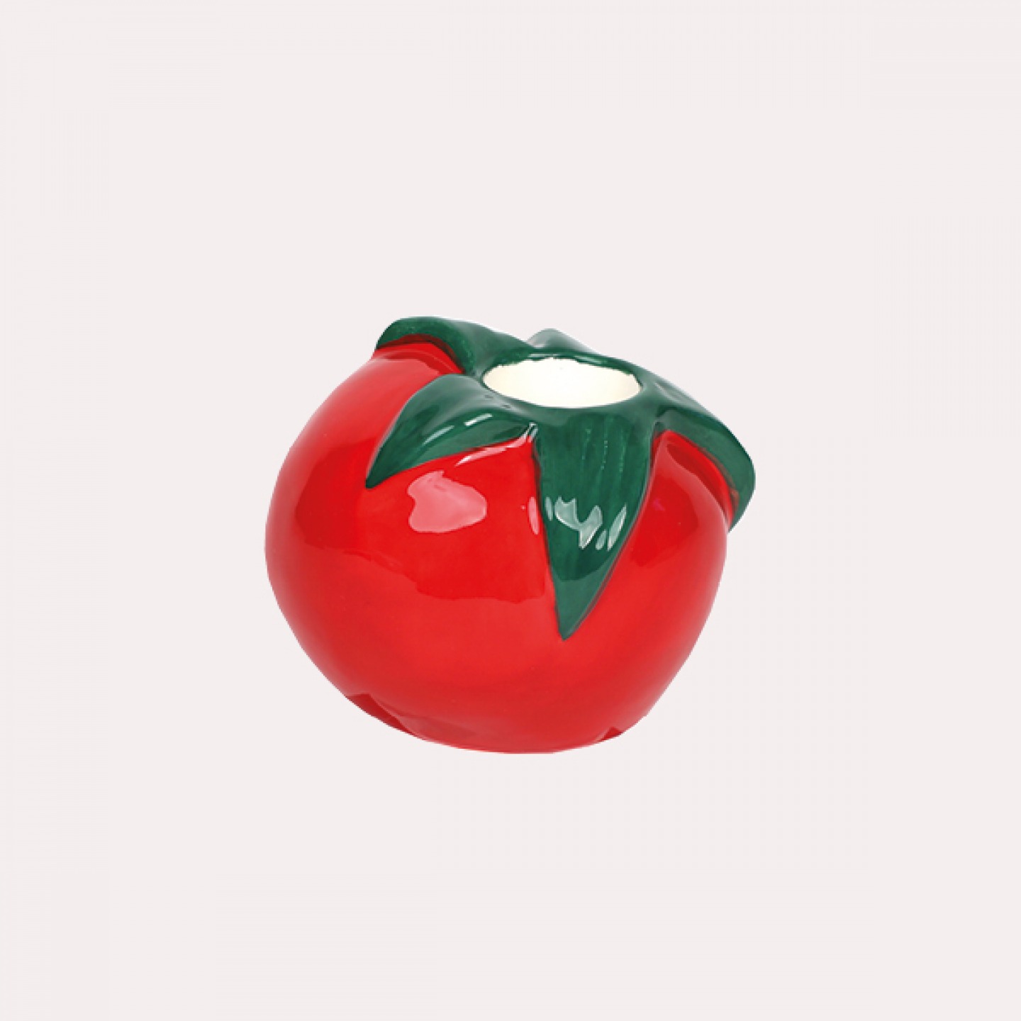 Tomato candle holder
