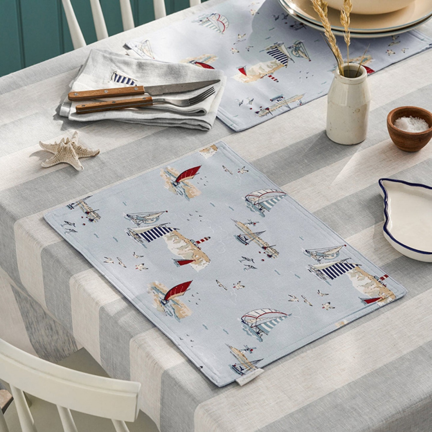 Coastal Boats washable placemats