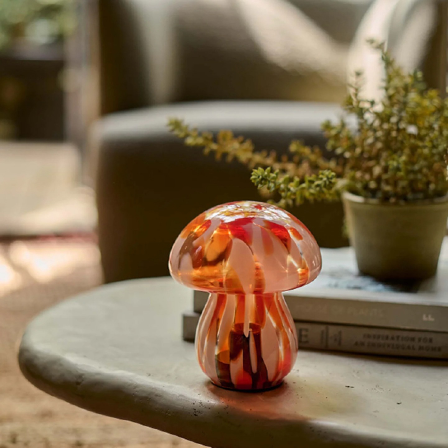 Mushroom portable table lamp, £24.50 Abigail Ahern