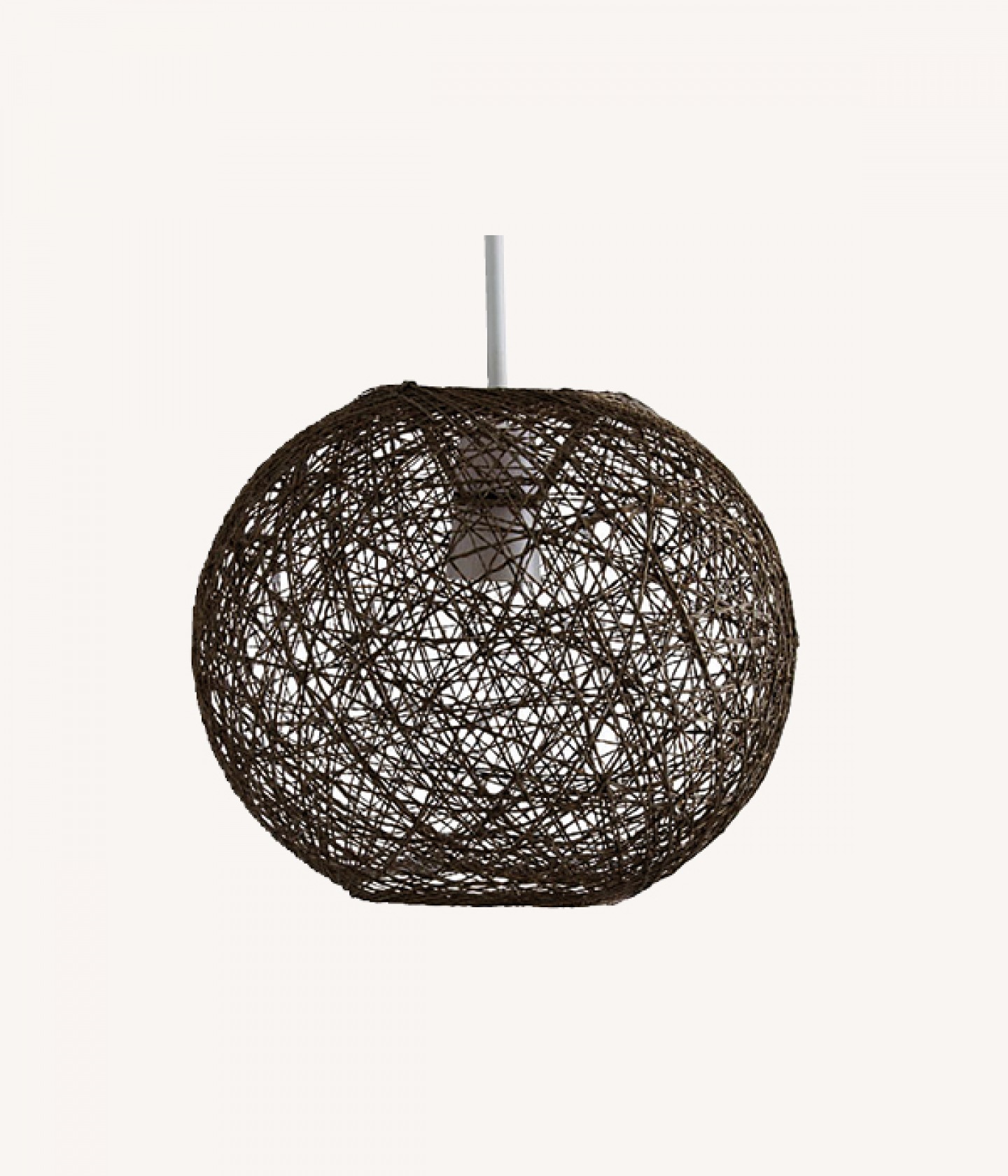 Abaca ball pendant shade