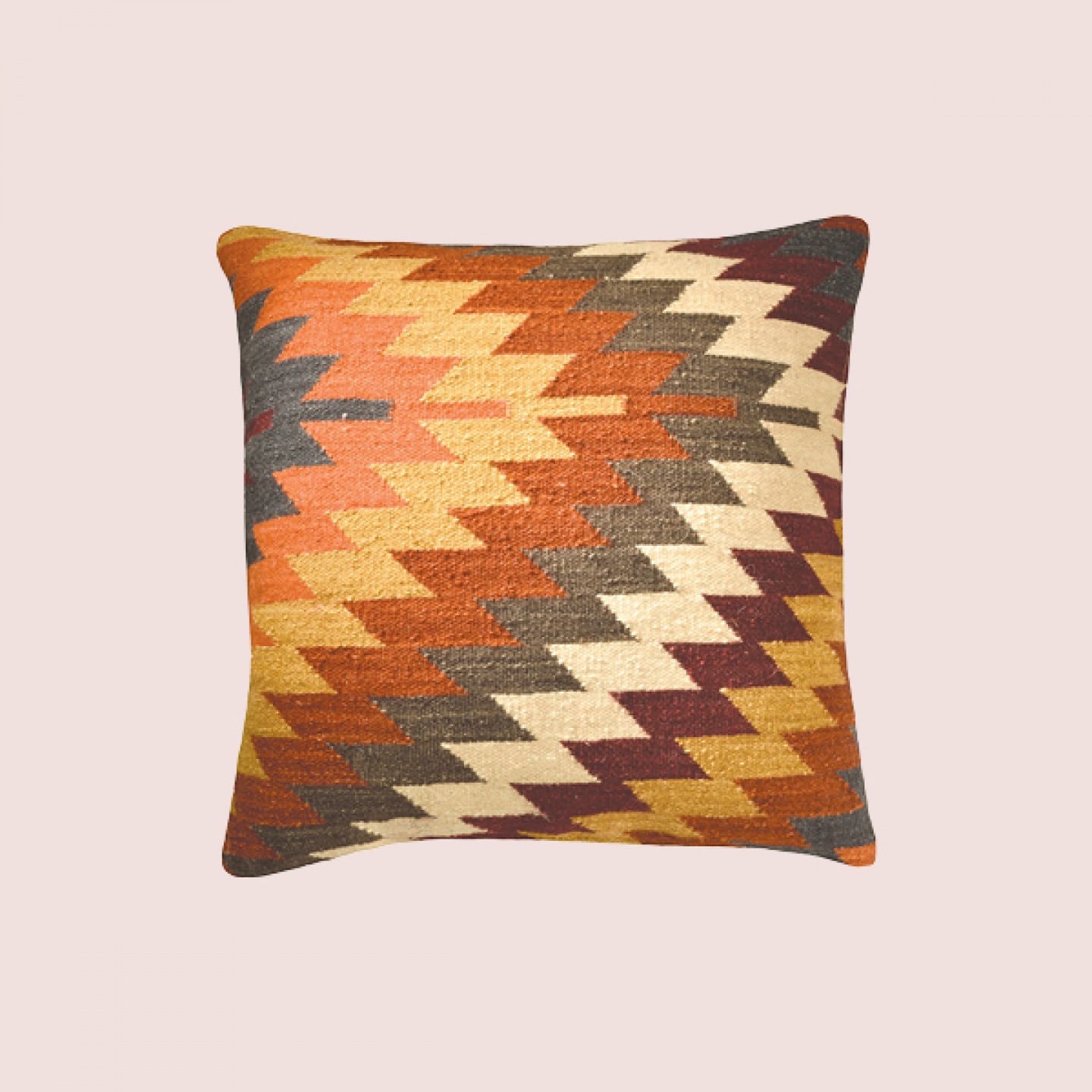 Large Alwar Kilim cushion cover